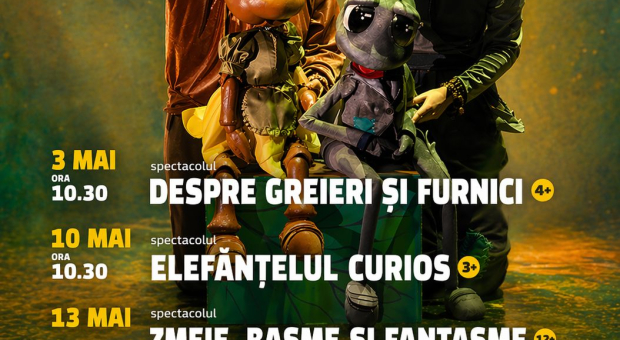 Programul spectacolelor din luna mai la Teatrul ”Gulliver”